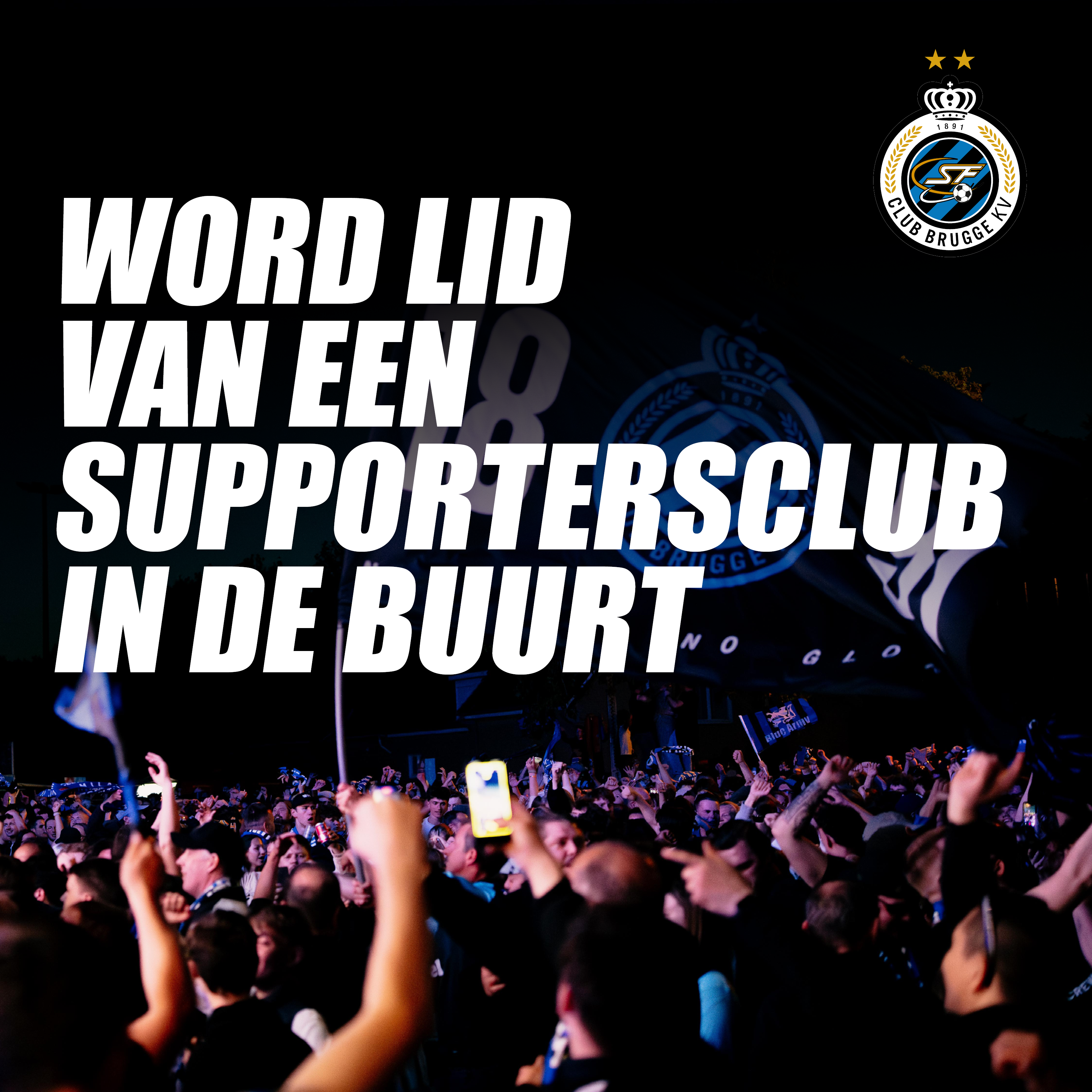 Word lid van een erkende supportersclub in jouw buurt